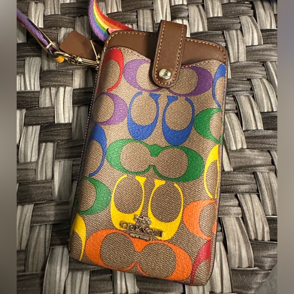 Coach Rainbow Wallet Crossbody Pride Bag
